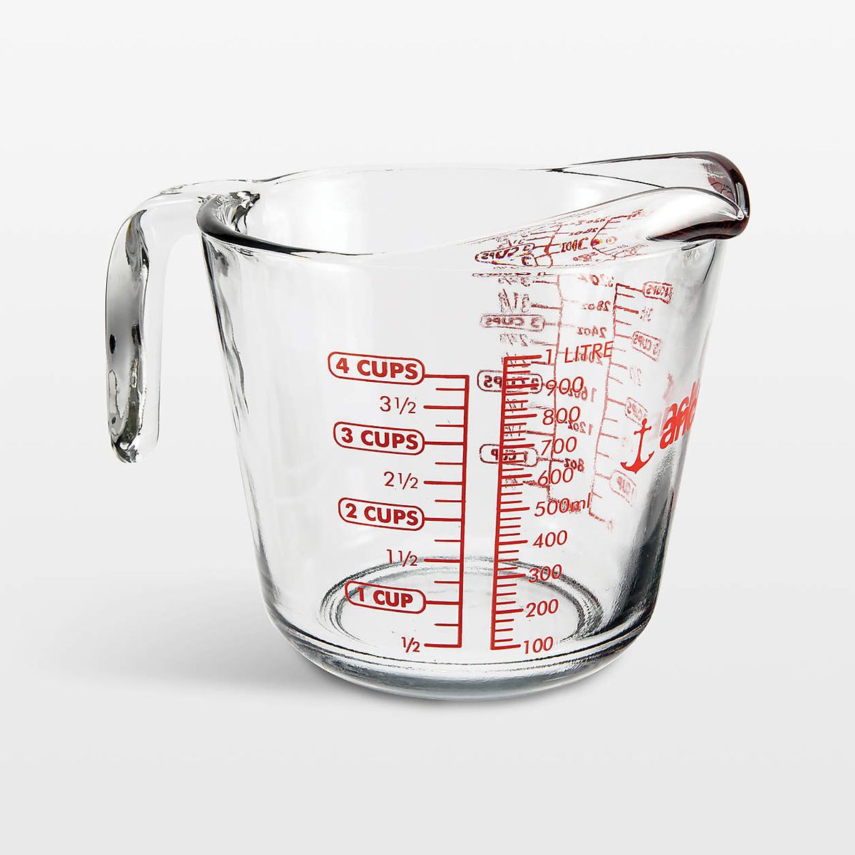Vaso Medidor de Vidrio 1L